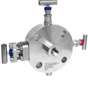 Comfit Monoflange Double Block and Bleed, First Block OS&Y, 3/4" 900#RF x 1/2" NPTF 316SS